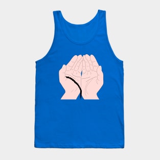 Dua Hands with Tasbih - Islamic Prayer Hands - Islamic Duas Tank Top